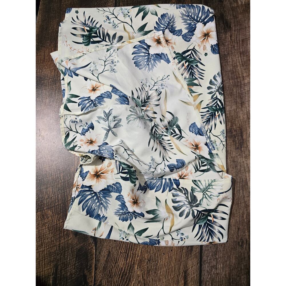 SHEIN Tropical Floral Strapless Cutout Midi Dress – Large (US 8/10) - Picture 6 of 7